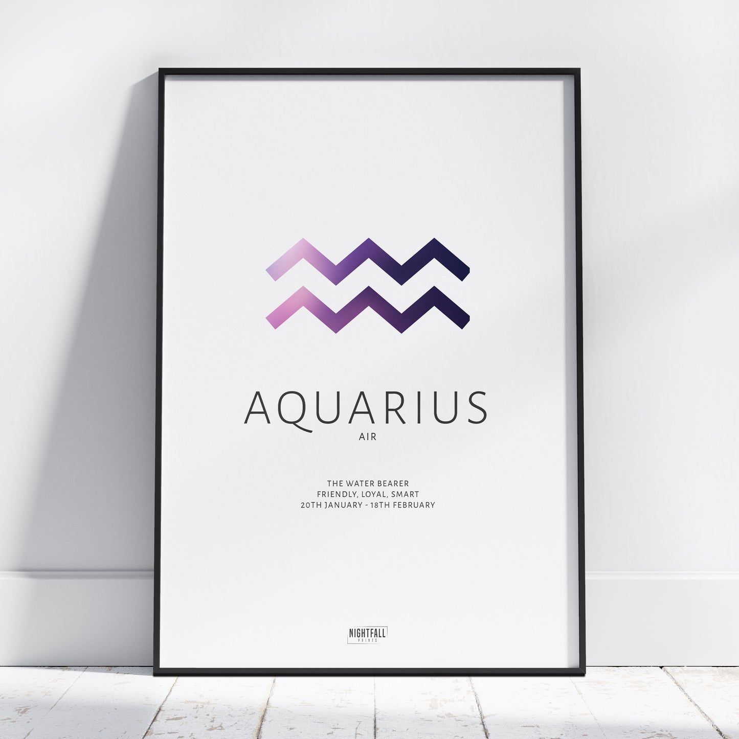 Aquarius | Star Sign | Poster