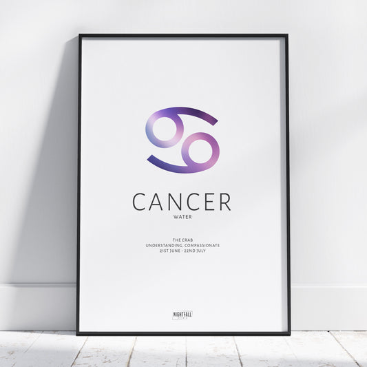 Cancer | Star Sign | Poster