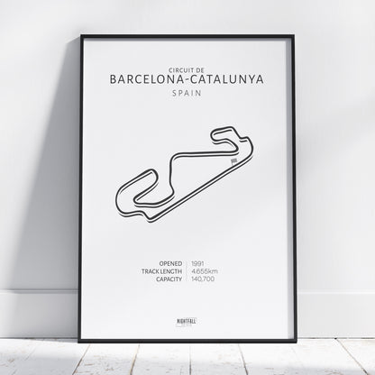 Circuit De Barcelona-Catalunya  | Formula 1 Race Circuit | Poster