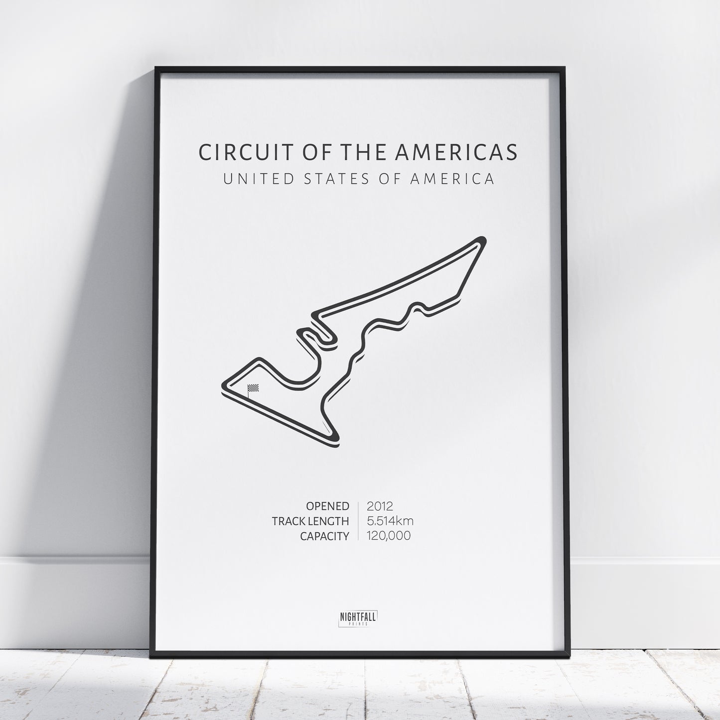 Circuit of the Americas | Formula 1 Race Circuit | Poster