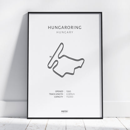 Hungaroring | Formula 1 Race Circuit | Poster