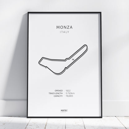 Monza | Formula 1 Race Circuit | Poster