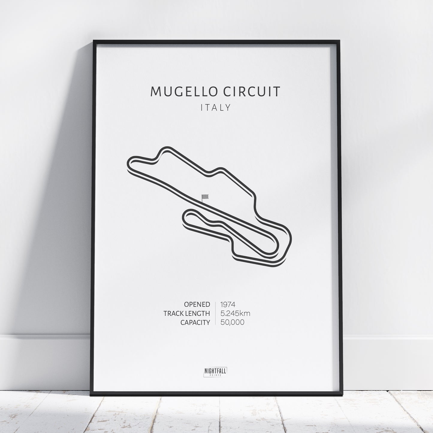 Mugello Circuit | Formula 1 Race Circuit | Poster