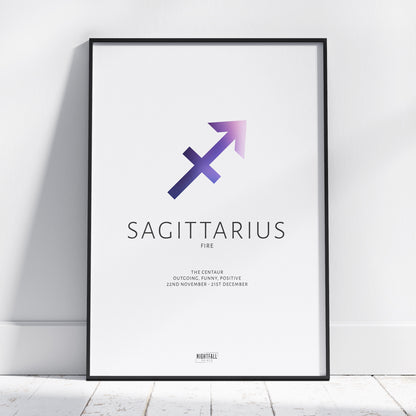 Sagittarius | Star Sign | Poster