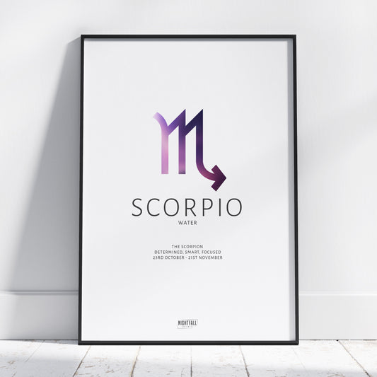 Scorpio | Star Sign | Poster