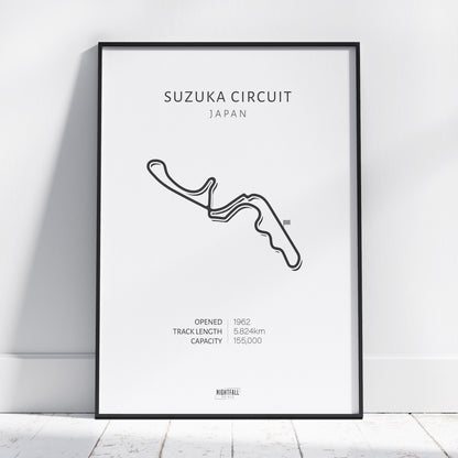 Suzuka Circuit | Formula 1 Race Circuit | Poster