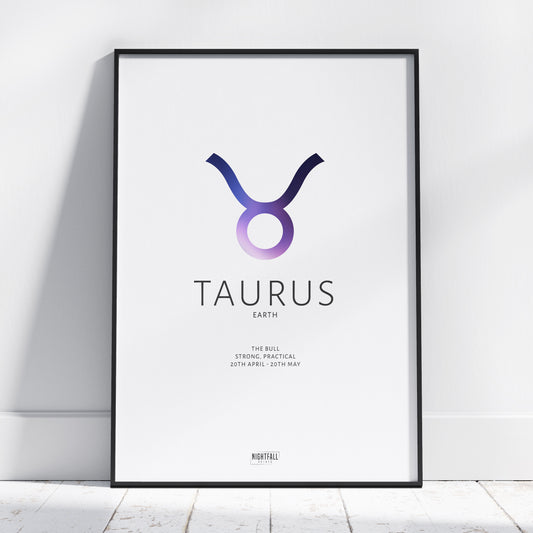 Taurus | Star Sign | Poster