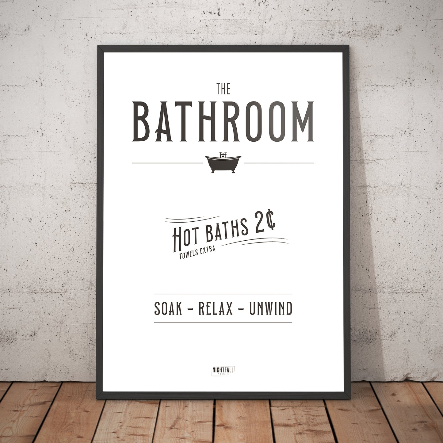 The Bathroom | Home & Living | Poster