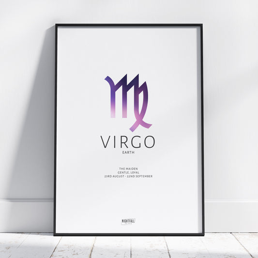 Virgo | Star Sign | Poster